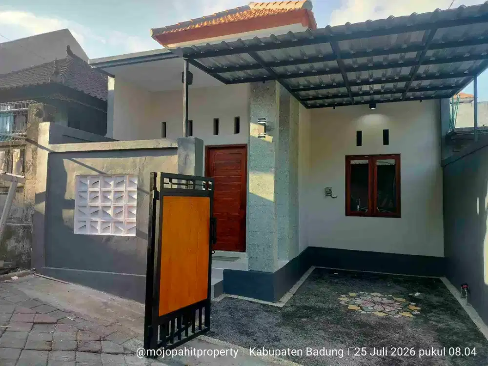 Di jual baru baru minimalis siap huni yang berlokasi di perumahan Griya Wahyu Indah sempidi Badung tidak jauh ke Puspem Badung