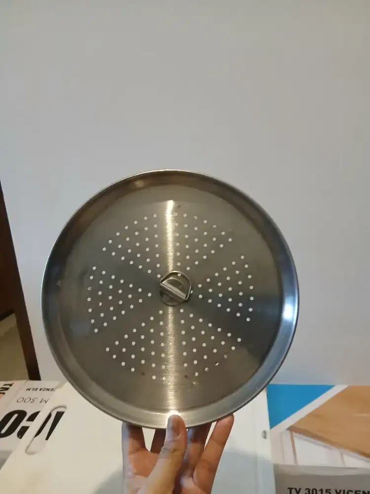 Rak Kukusan Stainless Steel Berlubang 3 Preloved