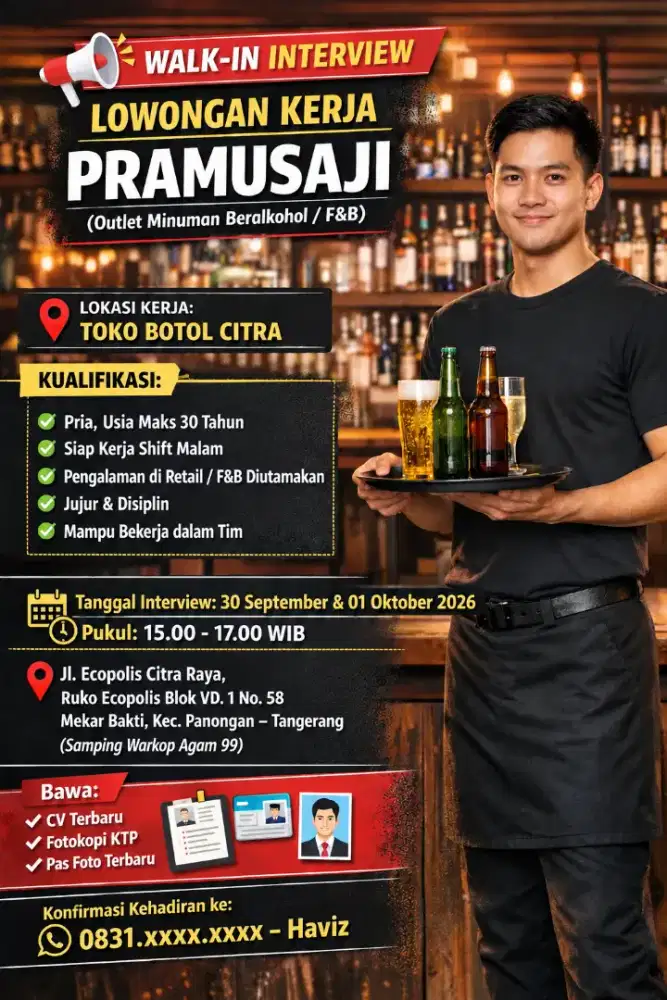 Pramusaji di Citra Raya
