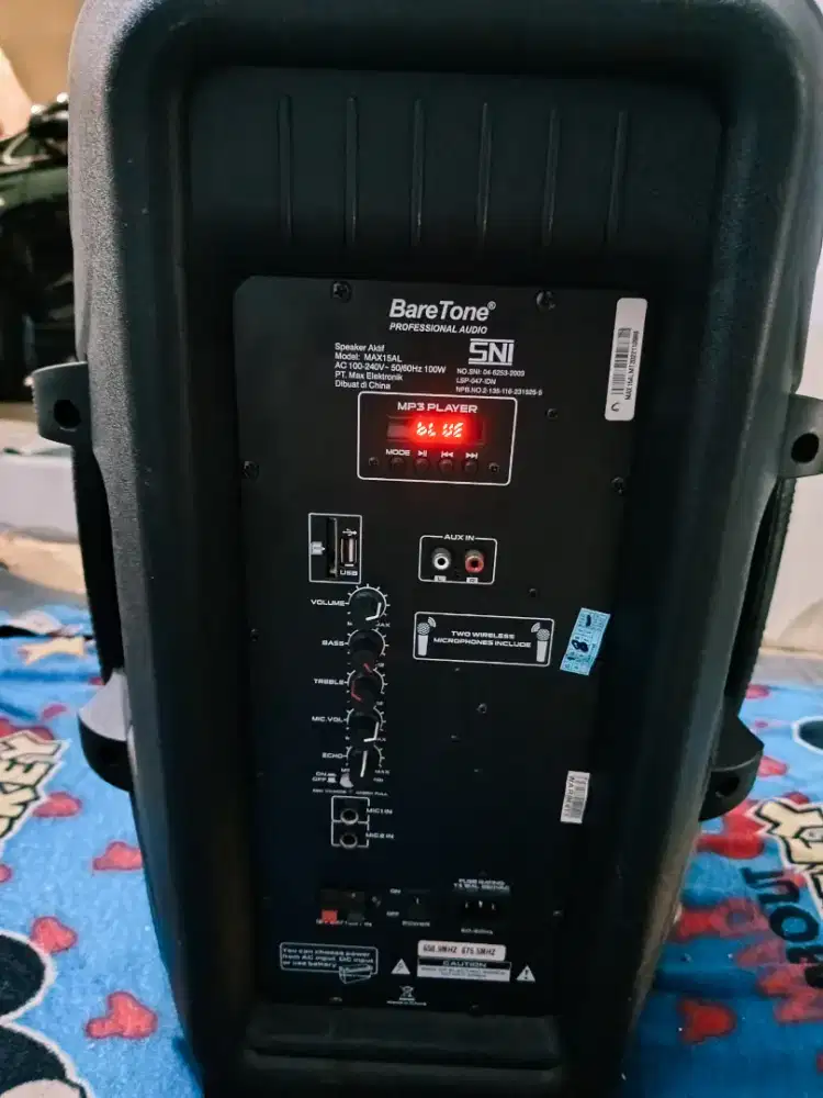 Baretone 15 Inc portable