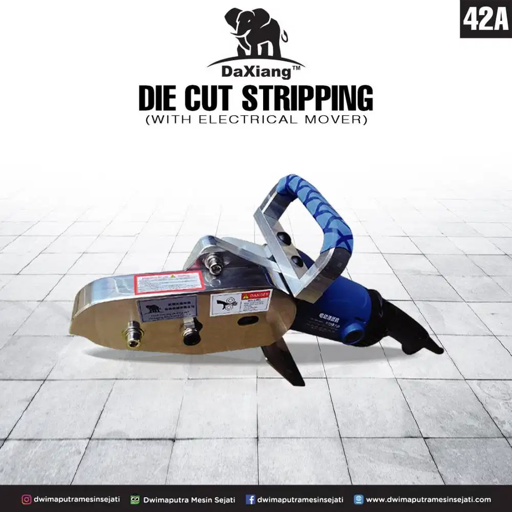 Die Cut Stripping Machine (Electric Mover)/ Mesin Kopek