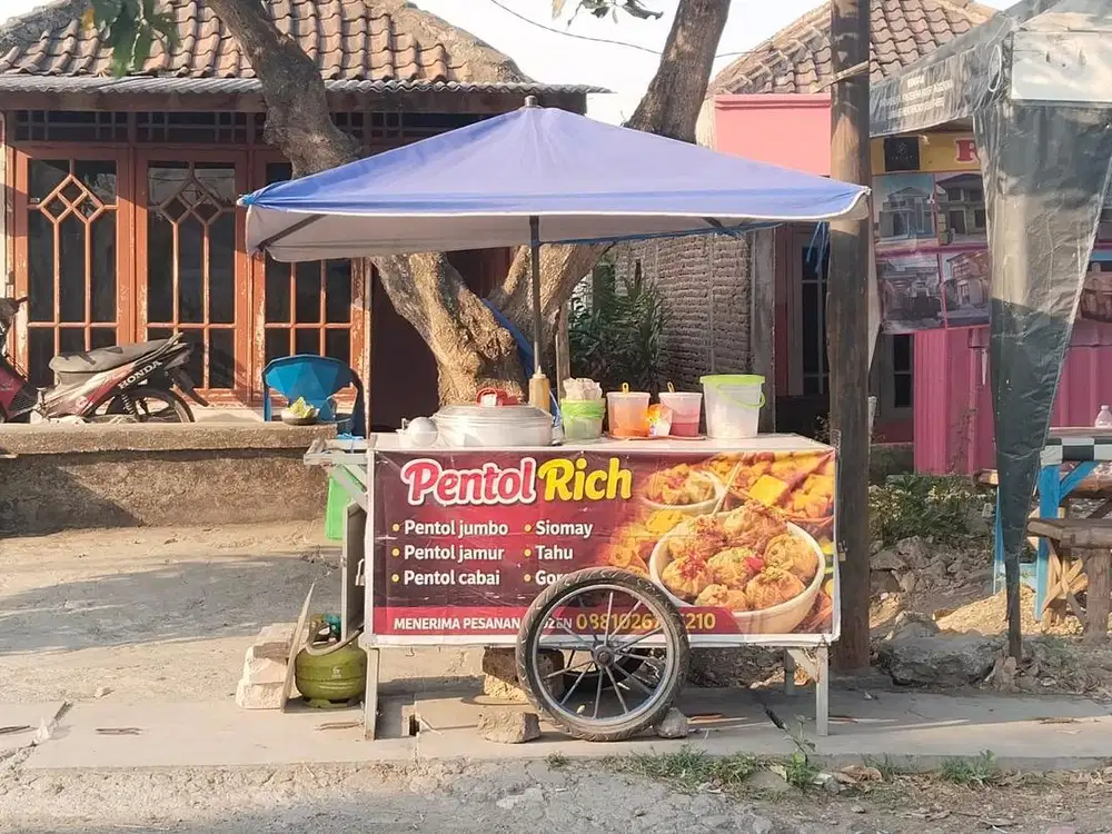 Rombong Pentol Dorong