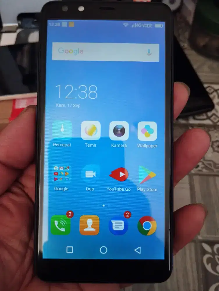 evercoss xstream 4G ram 1/8 gb