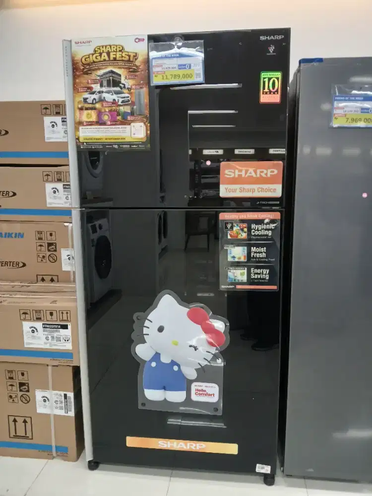 KULKAS REFRIGERATOR 2 DOOR 656L BLACK