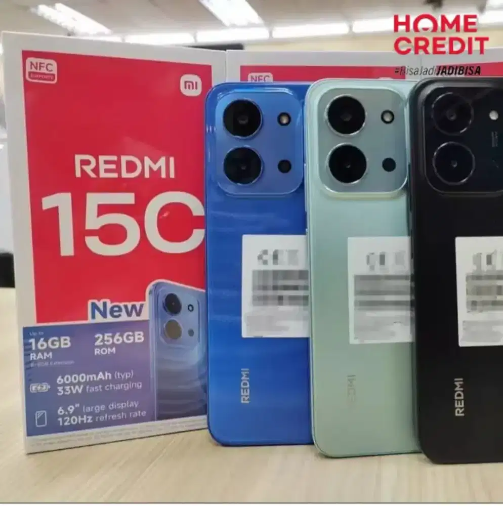 PROMO CICILAN TANPA DP BY HOME CREDIT REDMI 15C