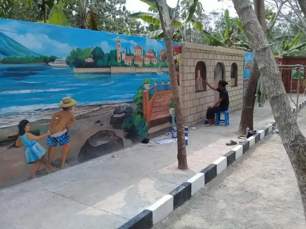 Jasa lukis dinding, mural, dan pengecatan