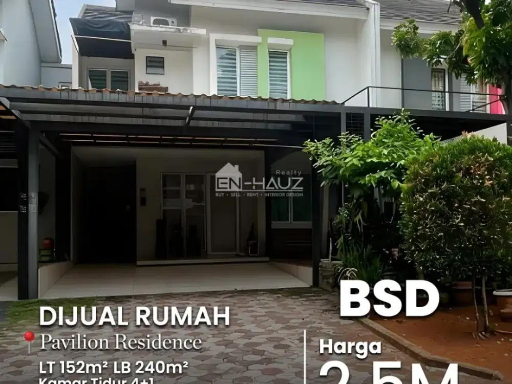 (RB) DI JUAL RUMAH DI BSD PAVILION RESIDENCE