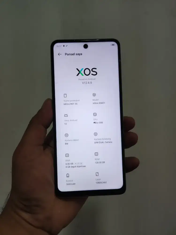 Infinix hot 30 8/128 hp casan