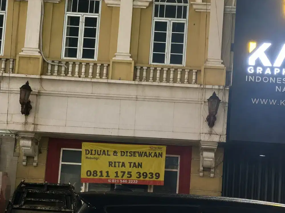 Ruko Strategis Mendrisio 2 3 Lantai | 256,5m² | Rp100 JT/Tahun