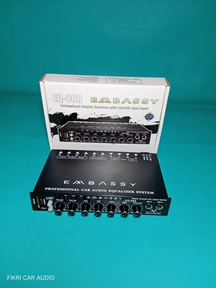 Parametric Equalizer / Preamp EMBASSY seri EQ-888 USB Karoke BLUETOOTH