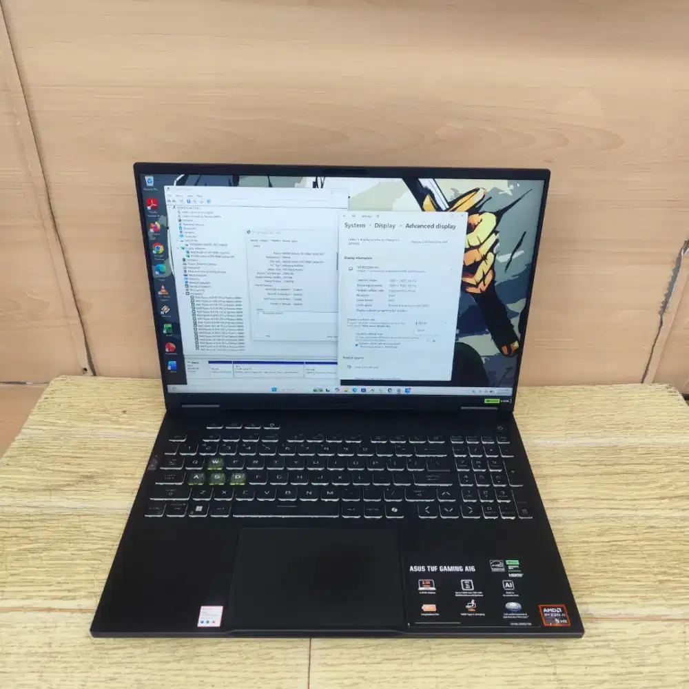 ASUS TUF GM A16 FA608WV AMD Ryzen Ai 9 Hx 370 Ram 32gb Ssd 1tb Rtx4060