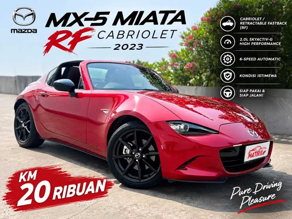 Mazda MX5 MIATA RF Cabriolet 2023 (KM rendah) AT Matic