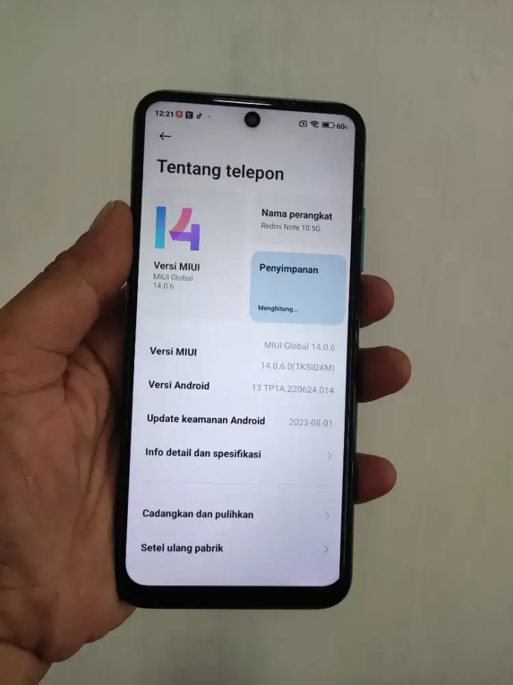 Xiaomi note 10 5g hp casan siap pakai