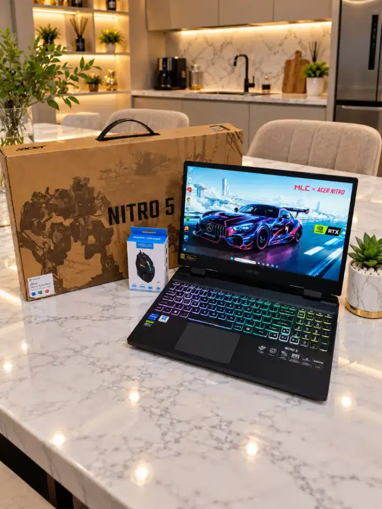 ACER NITRO 5-AN515-58 RGB GEN 12 NVIDIA RTX 3050 Fulset
