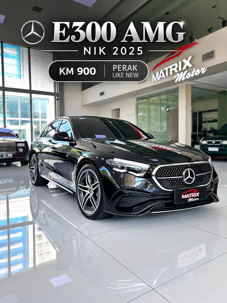 [KM rendah] Mercedes-Benz E300 AMG 2026 nik 2025 . Mercy e300 AT Matic