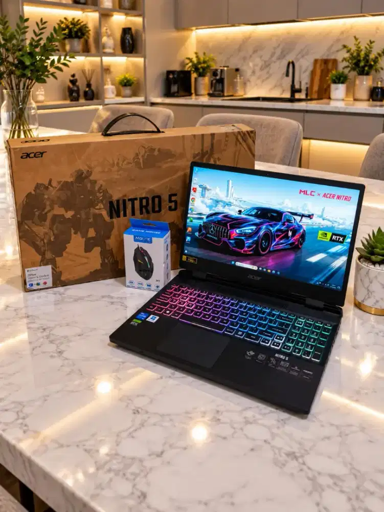ACER NITRO 5-AN515-58 RGB GEN 12 NVIDIA RTX 3050 Fulset