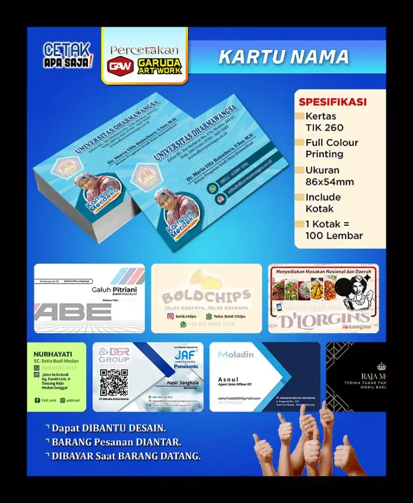 Kartu Nama  |  Bussiness Card