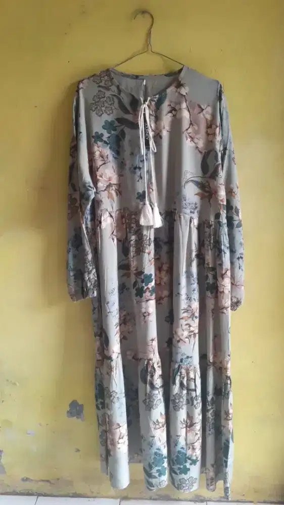 Dijual baju muslim bahan rayon masih baru all size