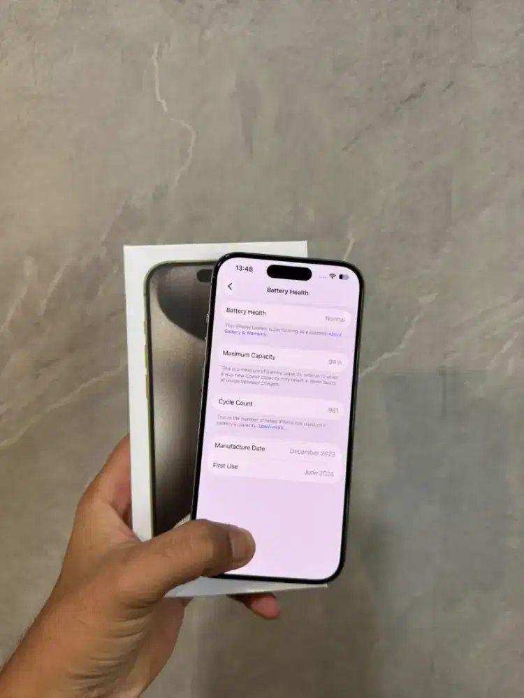 IPHONE 15PRO 126GB EX IBOX
