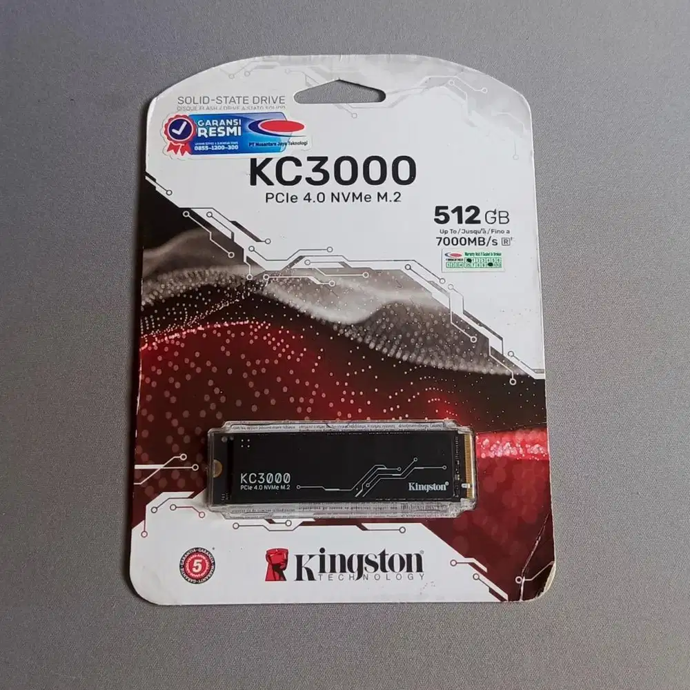 Kingston SSD KC3000 Pcie Gen4 Nvme M.2 512GB