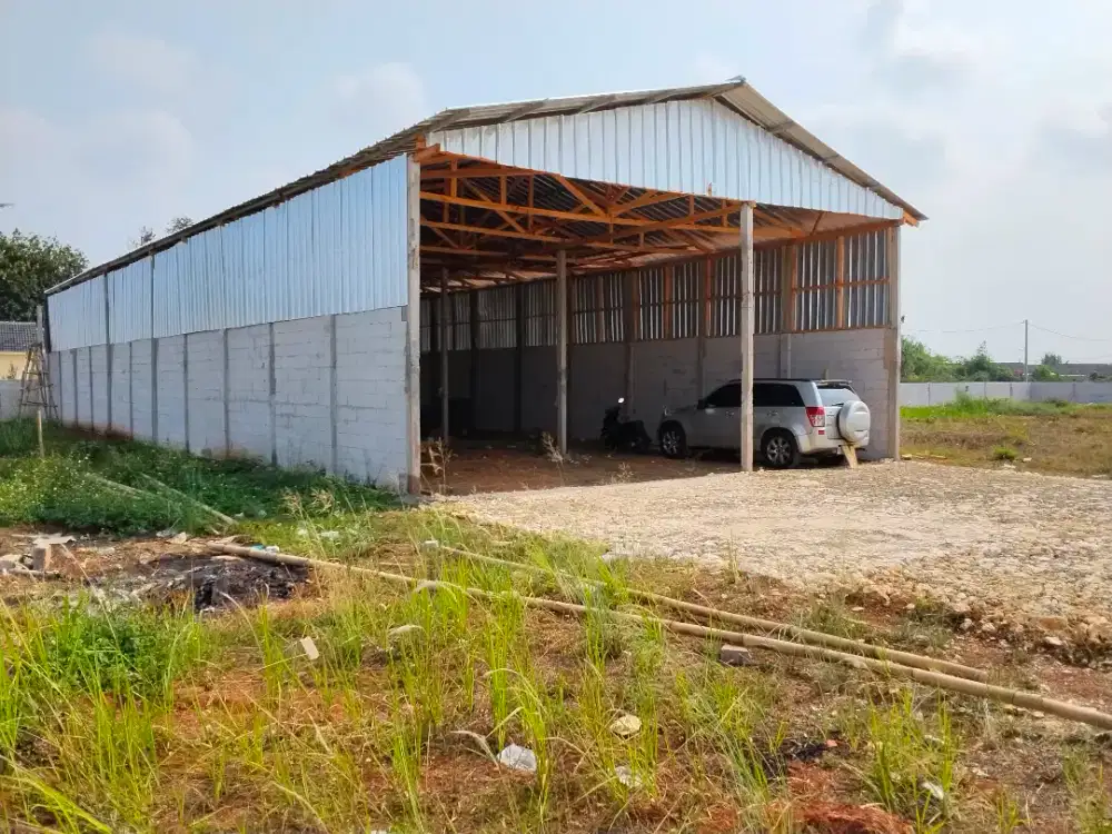 Dijual cepat gudang komersil, jalan swadharma, situsari, cileungsi