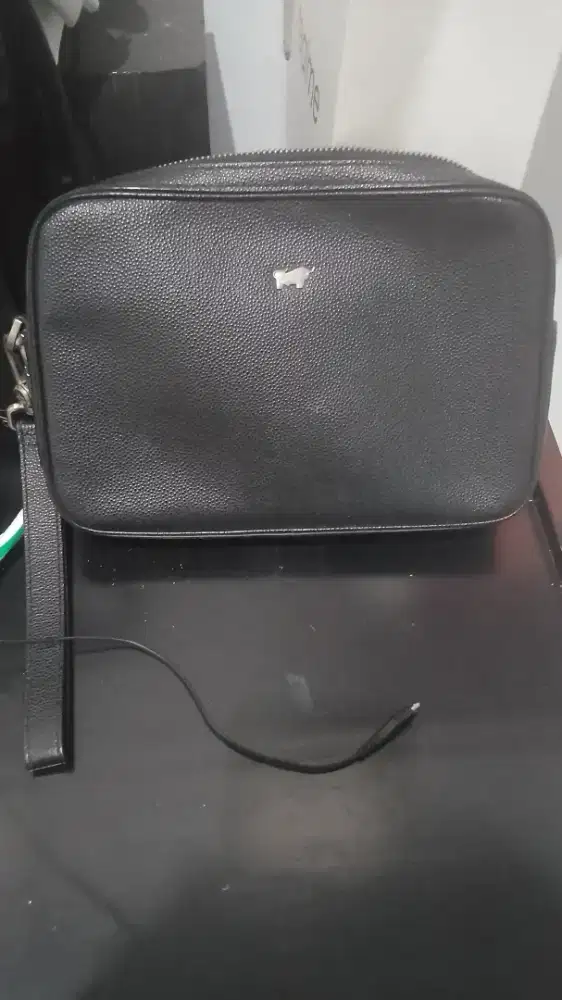Clutch braun buffel asli masih bgs.
