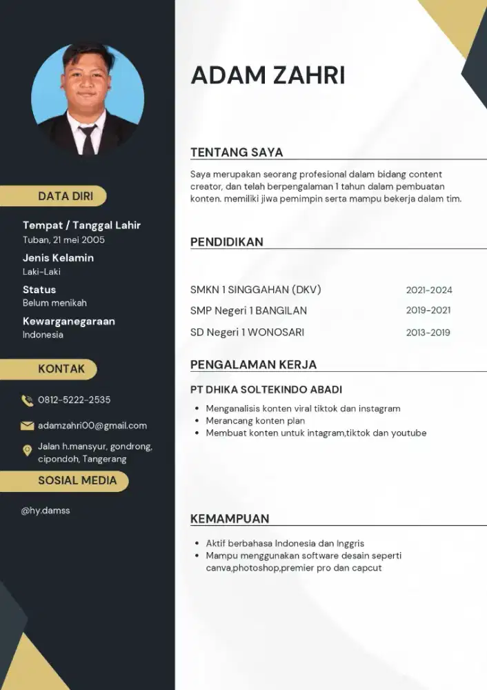 CARI LOKER UNTUK CONTENT CREATOR BERPENGALAMAN