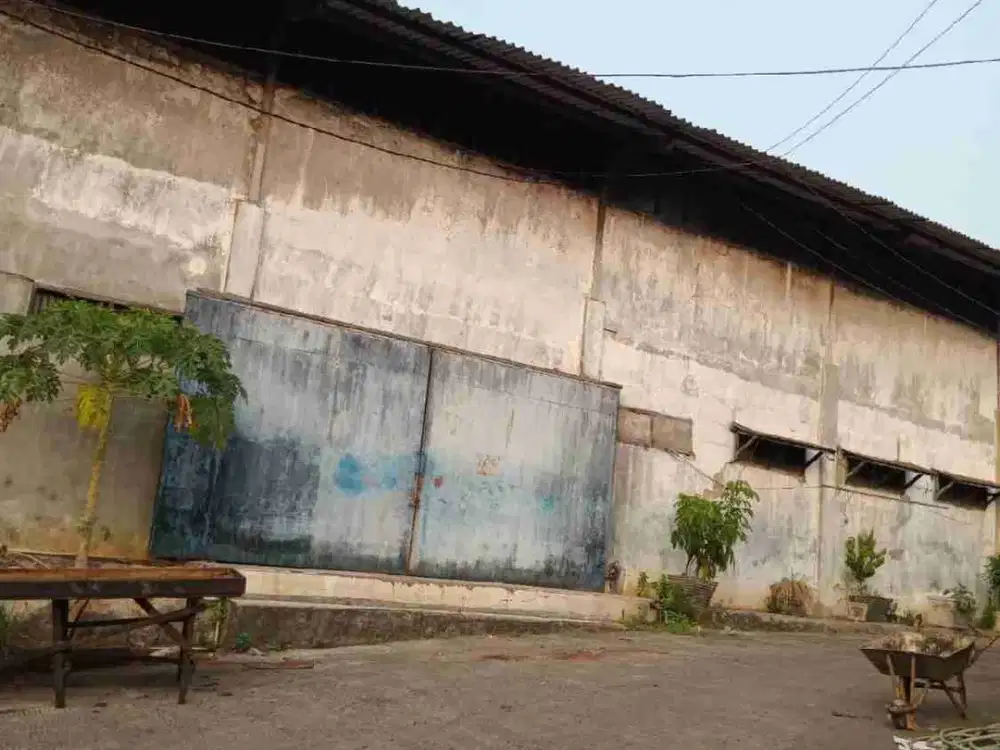 JUAL MURAH !!!  GUDANG DAN PABRIK DI BEKASI, HANYA HITUNG TANAH SAJA