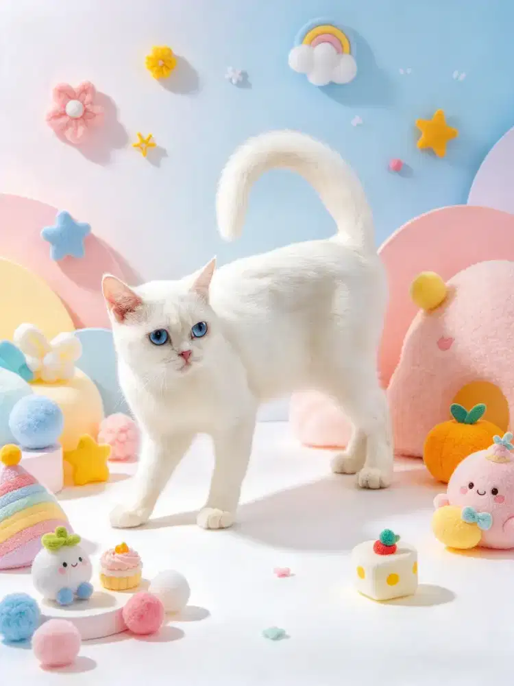 Indukan BSH putih dan bicolor