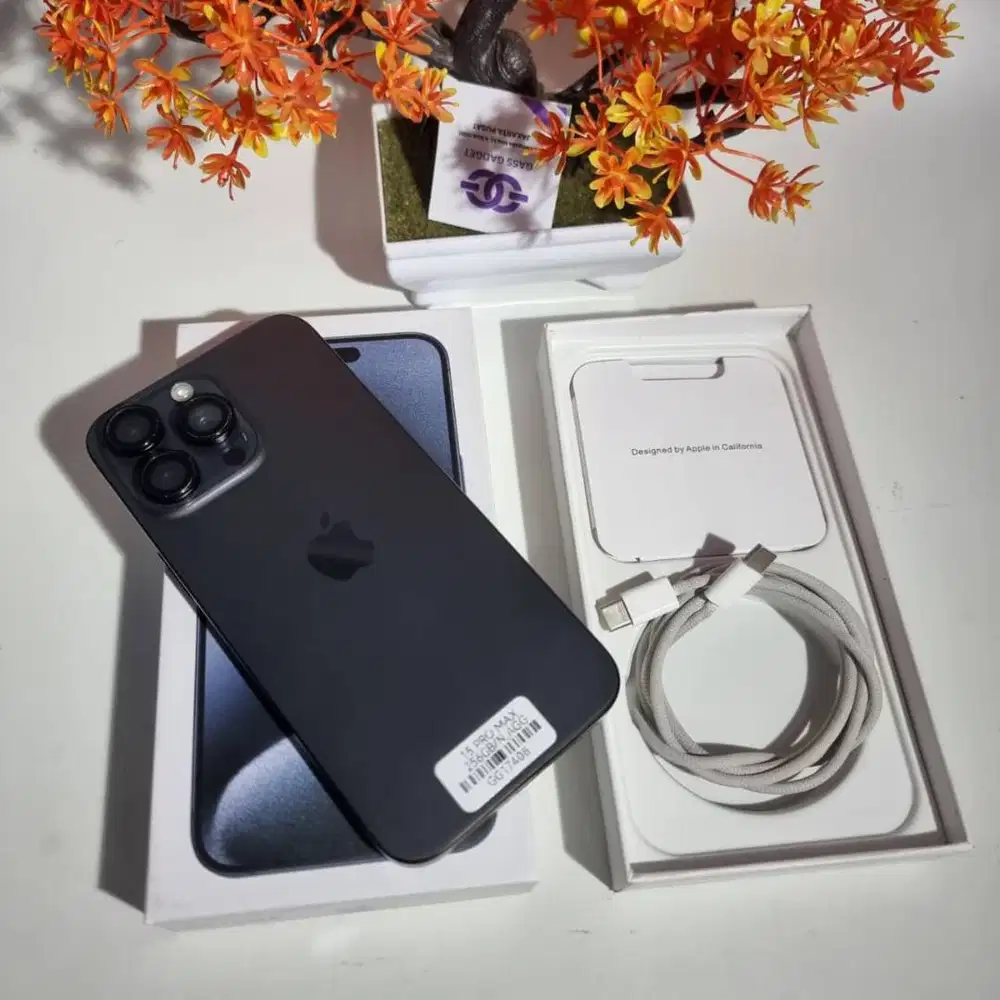 IPHONE 15 PRO MAX 256GB - BLACK TITANIUM GG17408