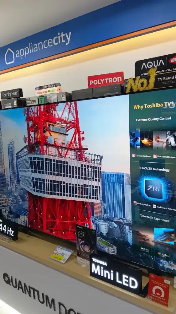 CICILAN TOSHIBA MINI LED GAMING SMART TV 65 INCH
