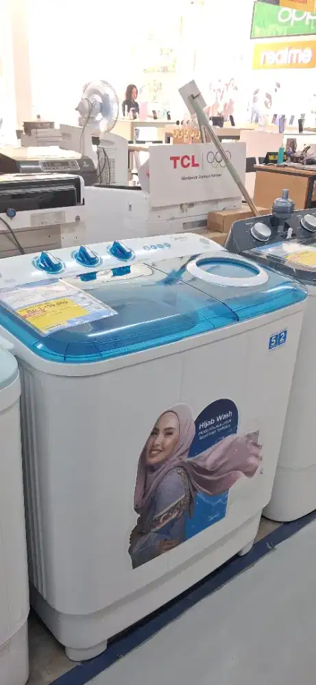 Midea wm 2 tub mtew80-bl