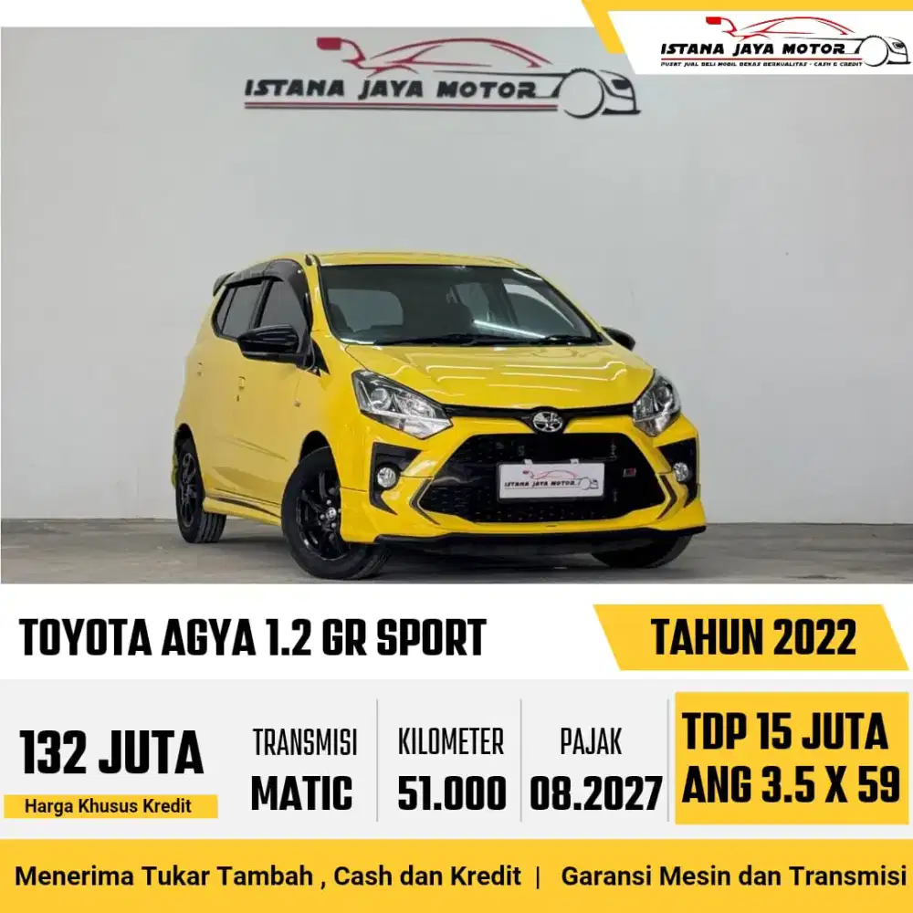 Toyota Agya GR sport at 2022