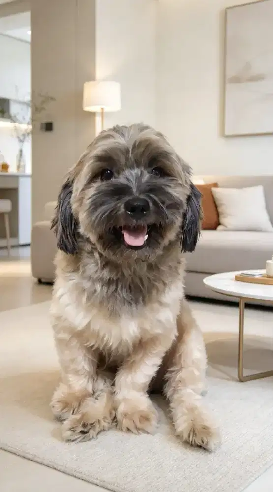 Shitzu mix poodle jantan 9 bulan