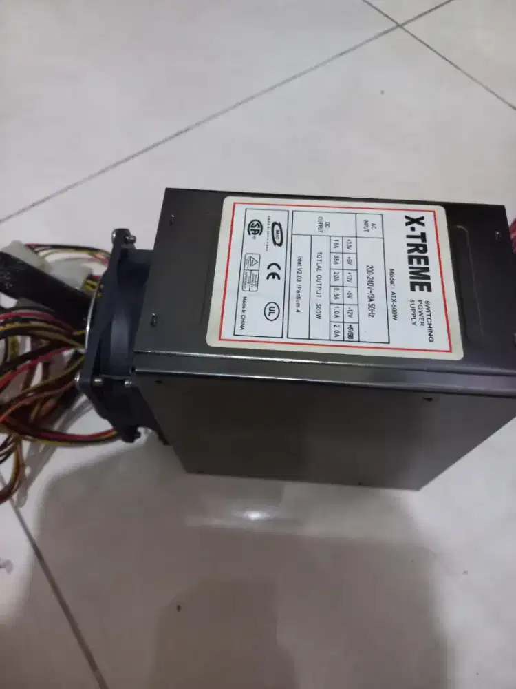 Power Supply PSU PC X-TREME 500W ATX Normal Lancar Murah