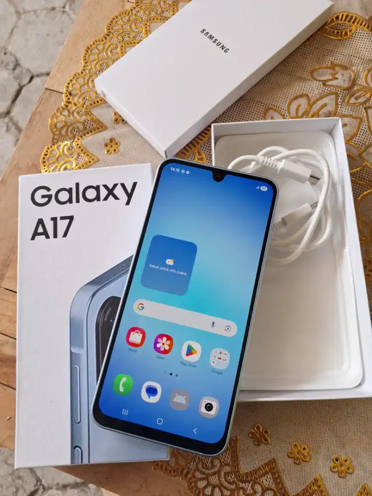 Samsung A17 4G 8 128 Fullset No adapter
