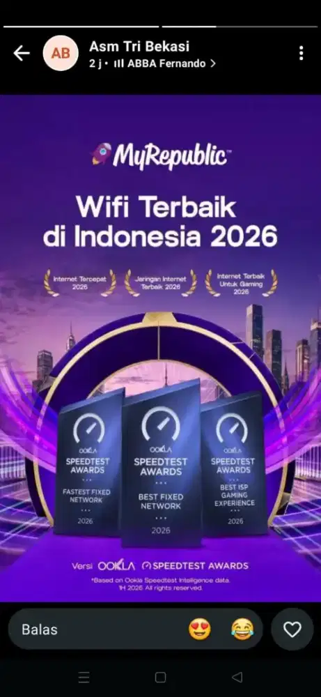 Parung Bogor Promo internet myrepublic wifi myrepublic