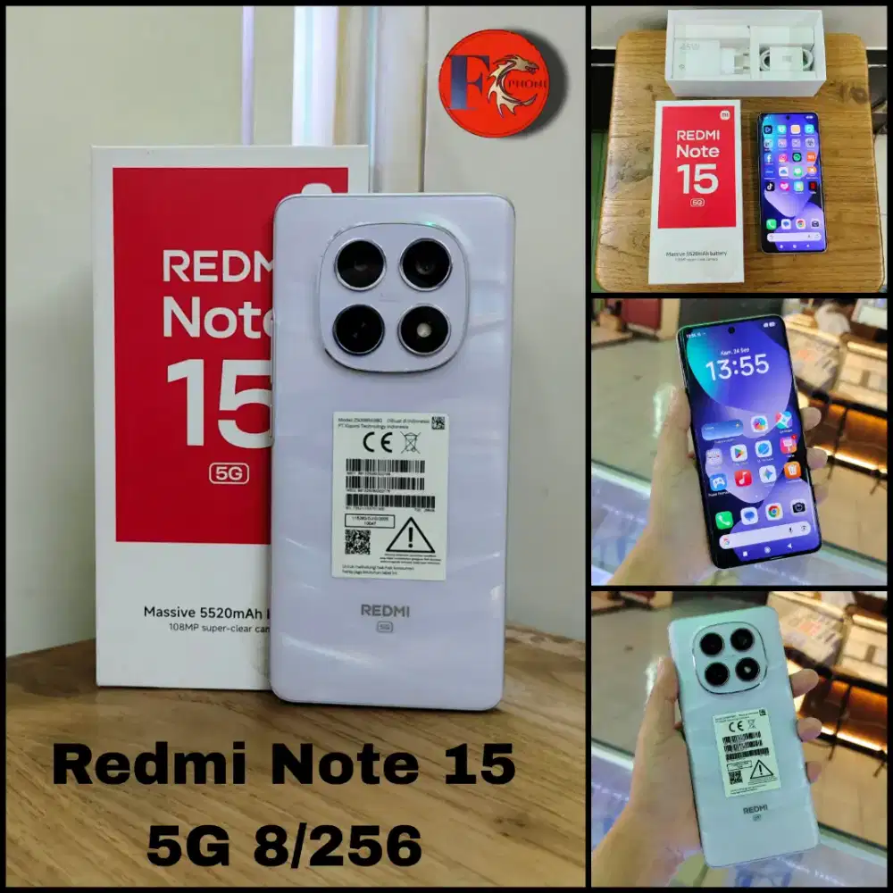 Jual Redmi Note 15 5G 8/256 Second Like New