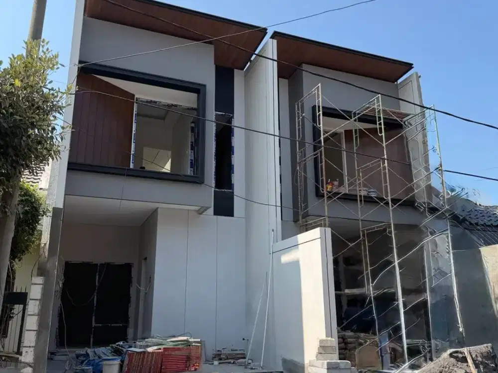 Dijual rumah baru wisma mukti klampis