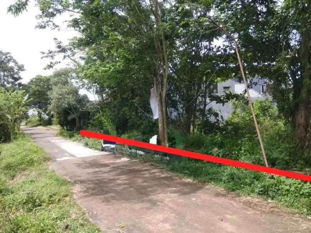 Tanah pekarangan strategis murah jalan kabupaten Jambon Trihanggo sleman Yogyakarta