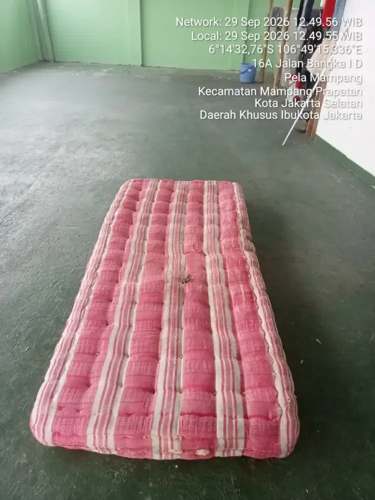 Dijual Cepat Kasur Kapuk Asli single