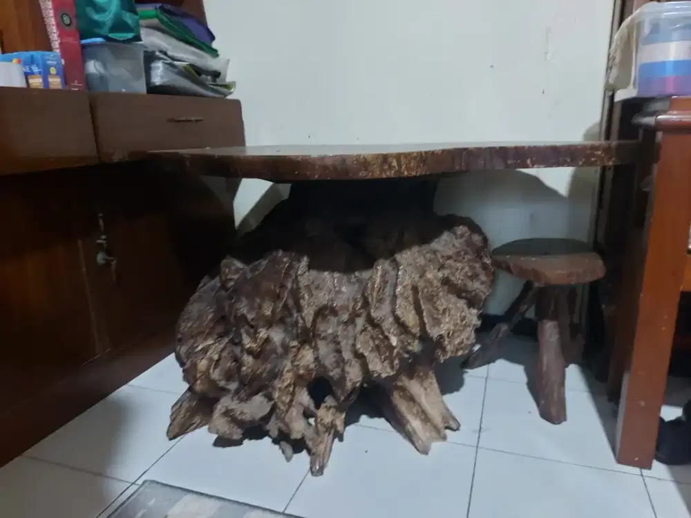 Meja Gembol Jati Antik