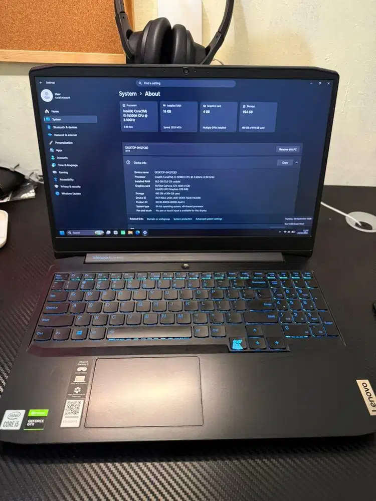 Lenovo Ideapad GAMING 3 15IMH05