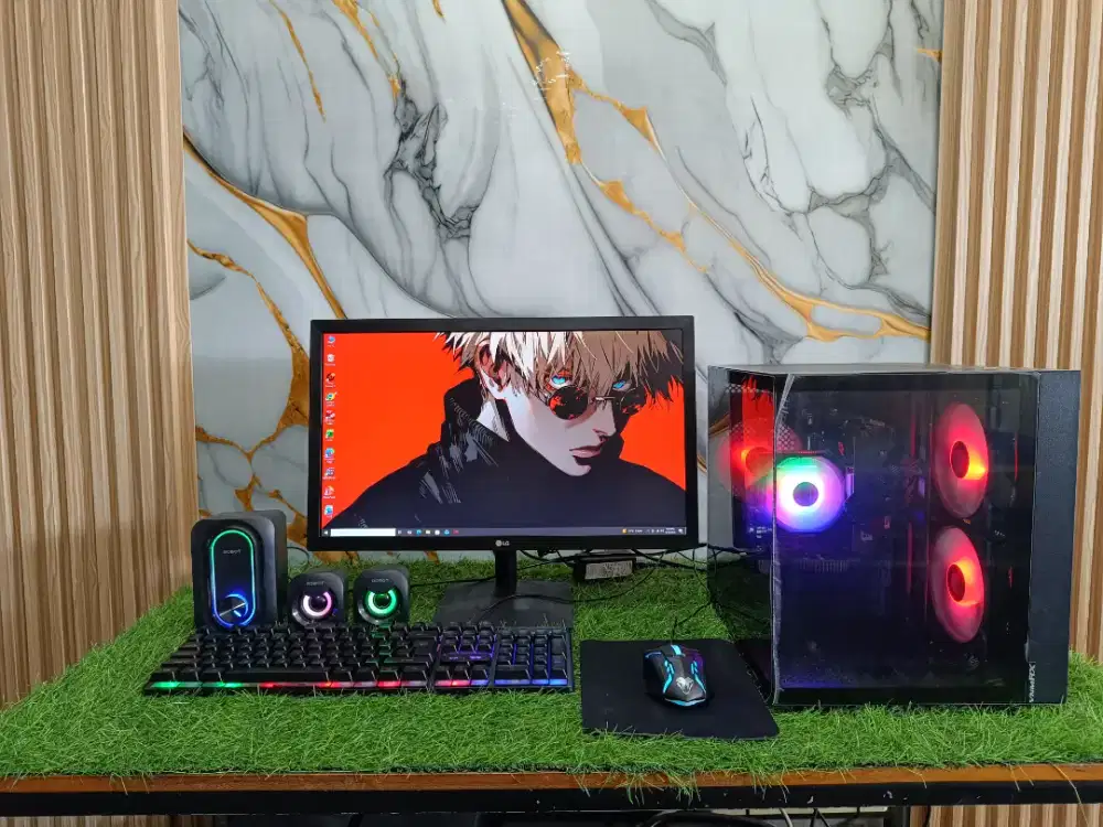 PC GAMING FULLSET CORE i7 GEN 6 (8GB/128GB+500GB) GTX 1650 4GB