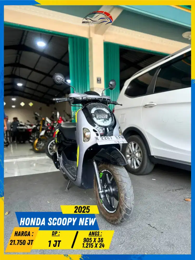 HONDA SCOOPY NEW 2025 MURAH BERKUALITAS HIKMAH MOTOR KEPUH MALANG