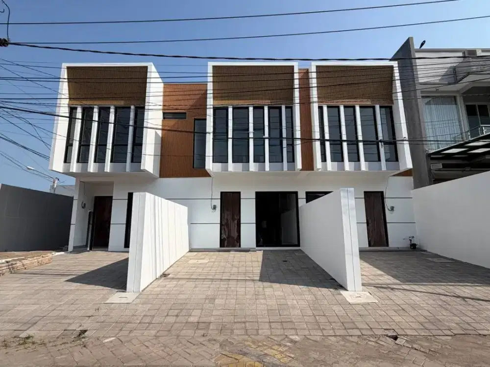 Dijual rumah baru modern nirwana eksekutif
