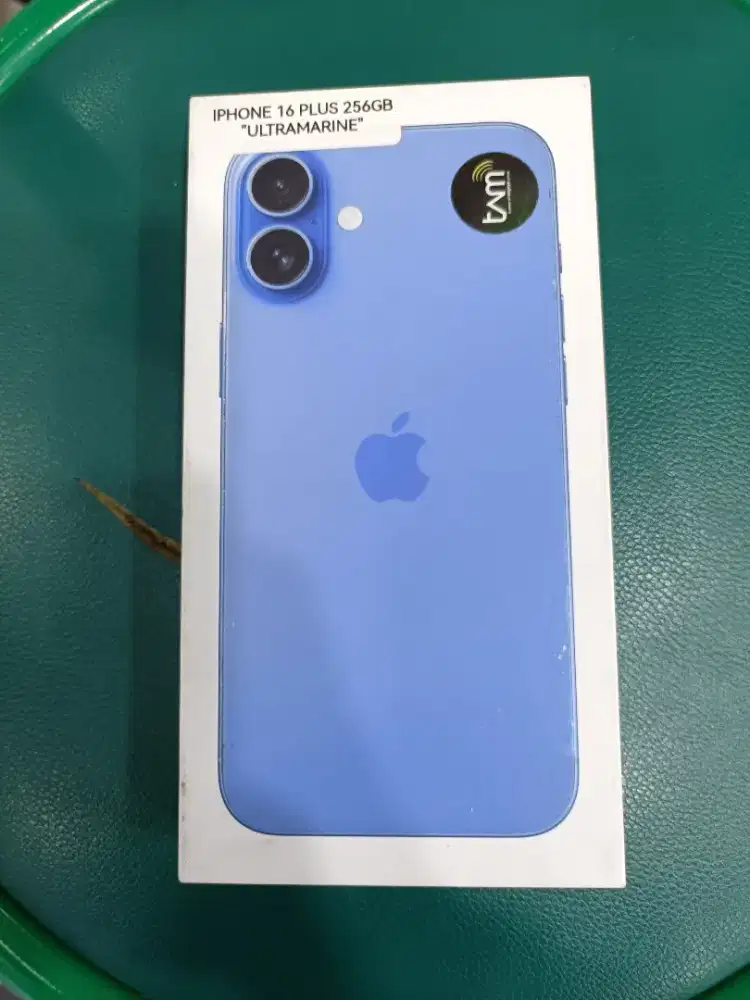 IPhone 16 Plus 256 Ultramarine Garansi Apple indonesia