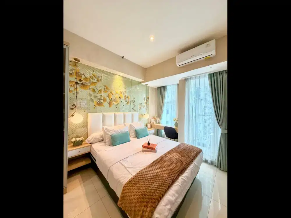 Disewakan bulanan apartemen Benson studio full furnish cantik lantai 9