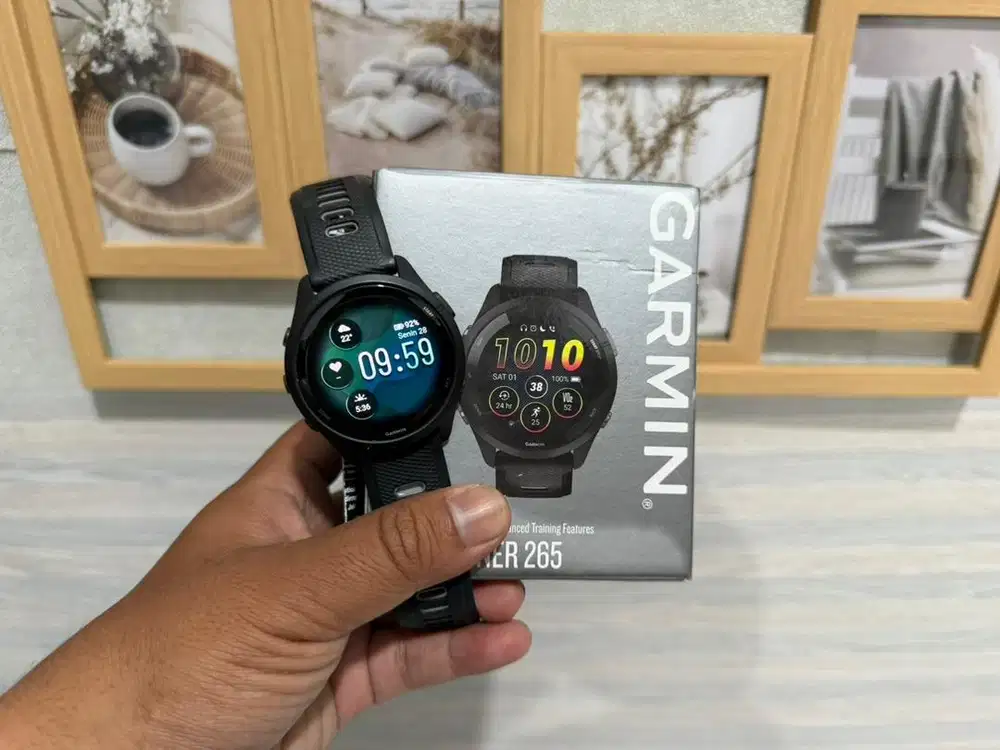 Garmin forerunner 265 mulus 1000% like new fullset