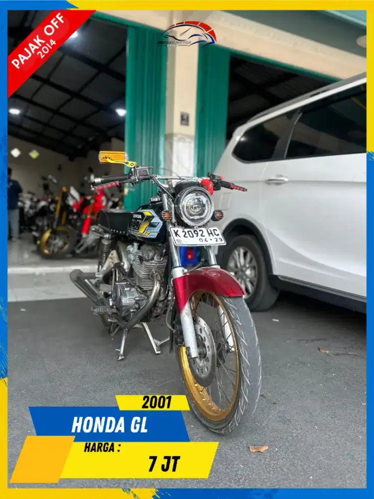 HONDA GL 2001 PLAT K TERIMA PAJAK OFF HIKMAH MOTOR KEPUH MALANG